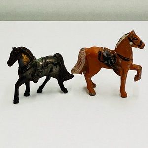 Vintage horse two in lot, die cast, made in Japan, Great for the Collector Toys
